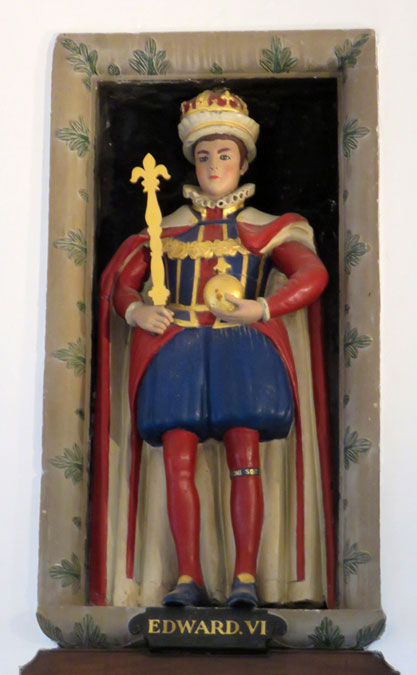 Statue of Edward VI Sherborne School