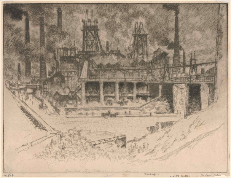 The coal mine, Swansea.